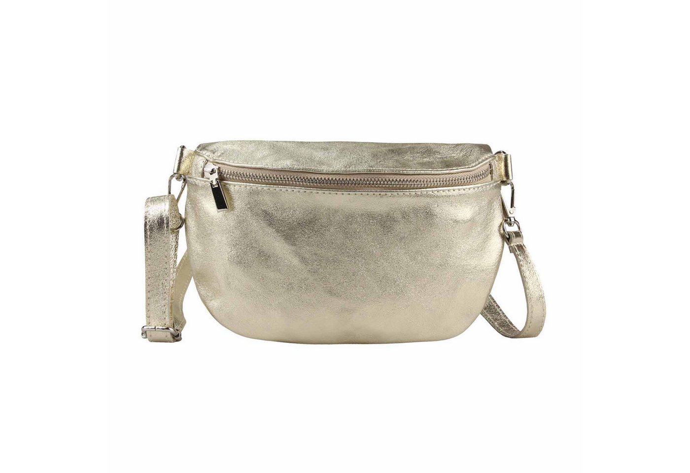 ITALYSHOP24 Bauchtasche Damen Leder Gürteltasche Hüfttasche CrossBody Bag, als Schultertasche, CrossOver, Umhängetasche tragbar von ITALYSHOP24