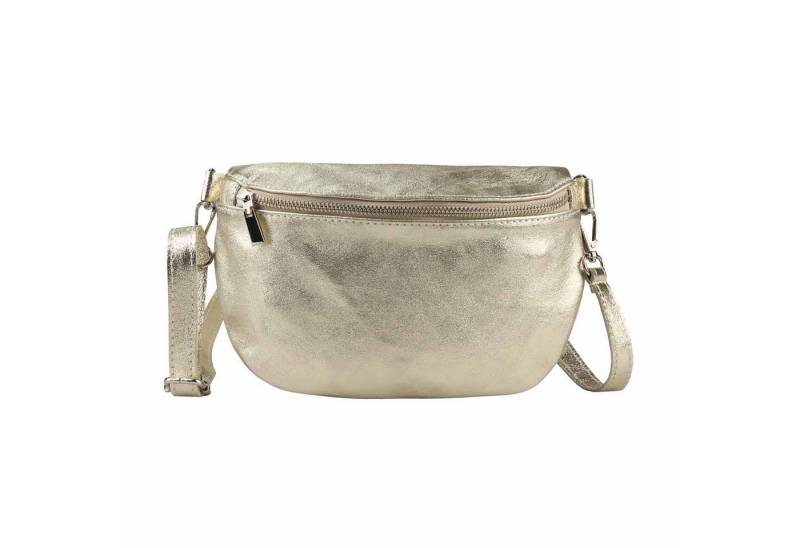 ITALYSHOP24 Bauchtasche Damen Leder Gürteltasche Hüfttasche CrossBody Bag, als Schultertasche, CrossOver, Umhängetasche tragbar von ITALYSHOP24