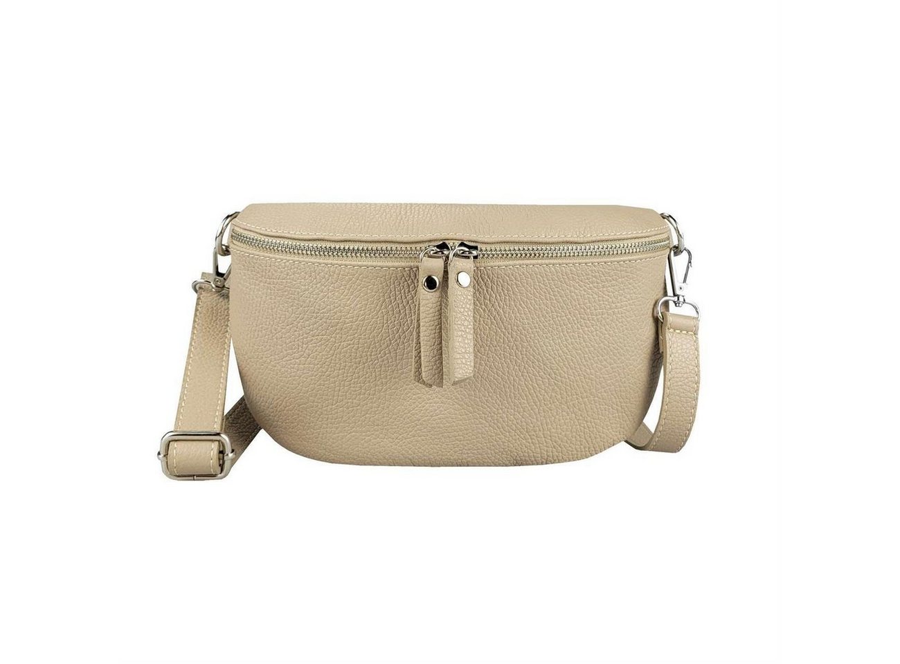 ITALYSHOP24 Bauchtasche Damen Leder Gürteltasche Hüfttasche CrossBody Bag, als Schultertasche, CrossOver, Umhängetasche tragbar von ITALYSHOP24