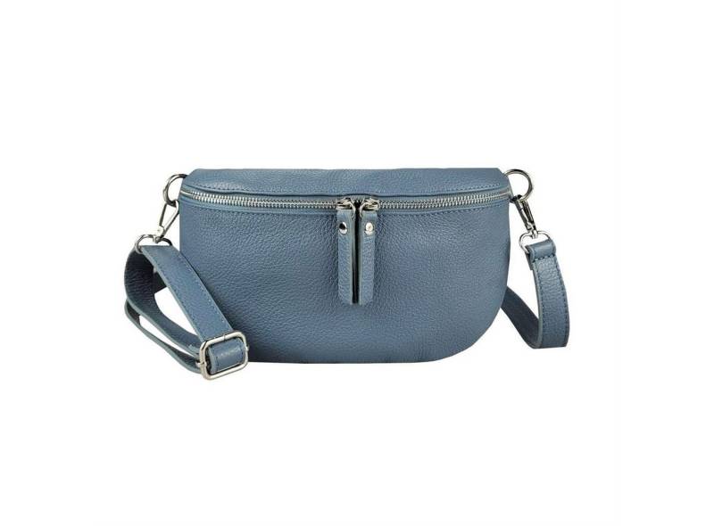 ITALYSHOP24 Bauchtasche Damen Leder Gürteltasche Hüfttasche CrossBody Bag, als Schultertasche, CrossOver, Umhängetasche tragbar von ITALYSHOP24