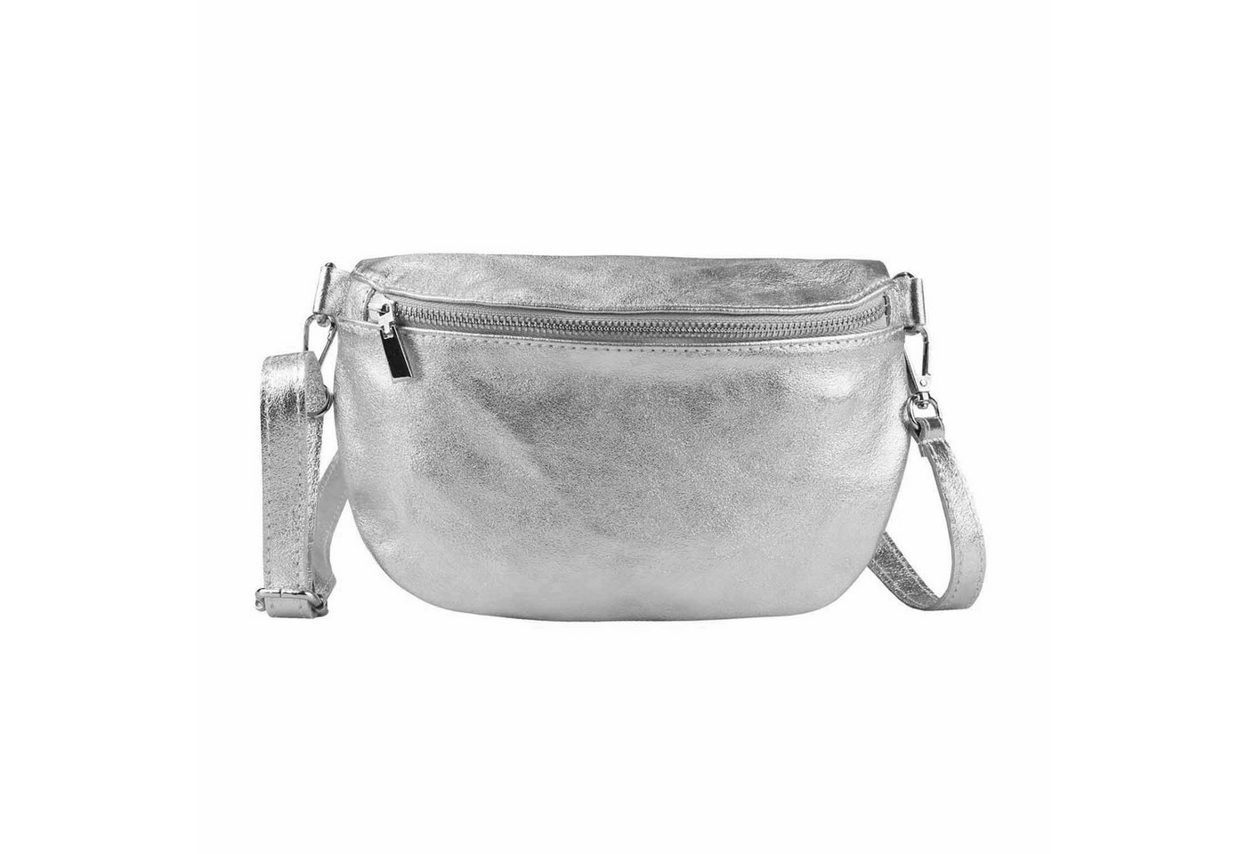 ITALYSHOP24 Bauchtasche Damen Leder Gürteltasche Hüfttasche CrossBody Bag, als Schultertasche, CrossOver, Umhängetasche tragbar von ITALYSHOP24