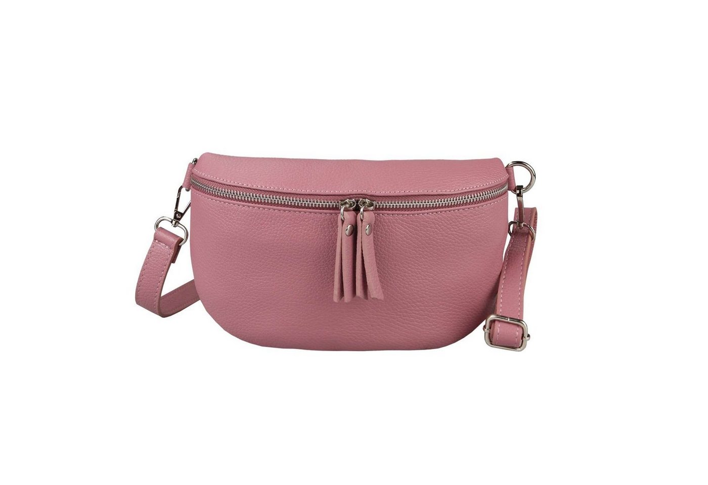 ITALYSHOP24 Bauchtasche Damen Leder Gürteltasche Hüfttasche CrossBody Bag, als Schultertasche, CrossOver, Umhängetasche tragbar von ITALYSHOP24