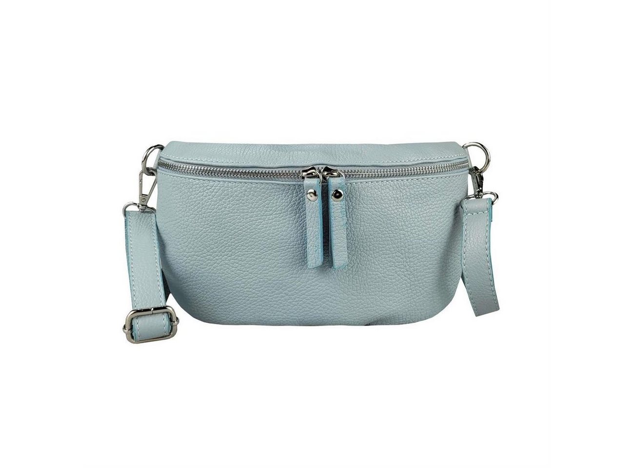 ITALYSHOP24 Bauchtasche Damen Leder Gürteltasche Hüfttasche CrossBody Bag, als Schultertasche, CrossOver, Umhängetasche tragbar von ITALYSHOP24