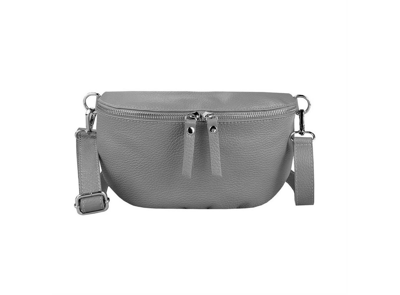 ITALYSHOP24 Bauchtasche Damen Leder Gürteltasche Hüfttasche CrossBody Bag, als Schultertasche, CrossOver, Umhängetasche tragbar von ITALYSHOP24