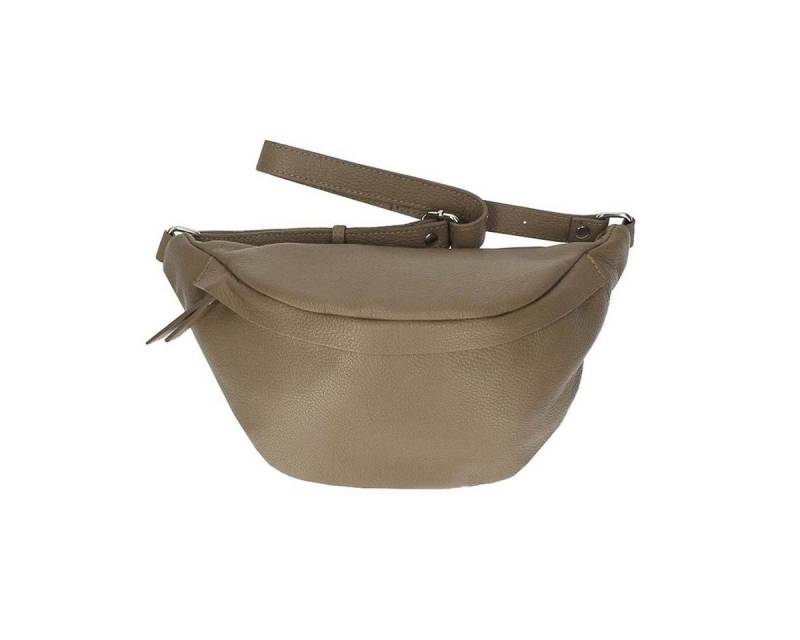 ITALYSHOP24 Bauchtasche Damen Leder Gürteltasche Hüfttasche CrossBody Brusttasche, als Schultertasche, Bodybag, Umhängetasche tragbar von ITALYSHOP24