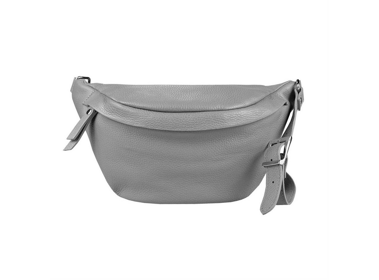 ITALYSHOP24 Bauchtasche Damen Leder Gürteltasche Hüfttasche CrossBody Brusttasche, als Schultertasche, Bodybag, Umhängetasche tragbar von ITALYSHOP24