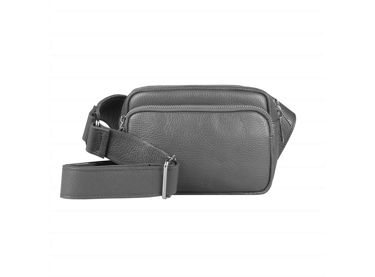 ITALYSHOP24 Bauchtasche Damen Leder Gürteltasche Hüfttasche CrossBody Handytasche, als Schultertasche, Bodybag, Umhängetasche tragbar von ITALYSHOP24