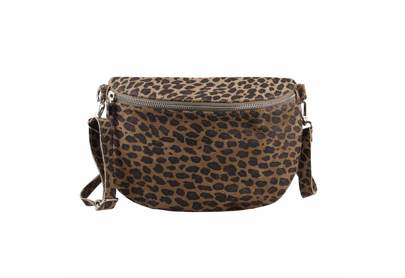 ITALYSHOP24 Bauchtasche Damen Leder Gürteltasche Hüfttasche CrossBody Handytasche, als Schultertasche, CrossOver, Umhängetasche tragbar von ITALYSHOP24
