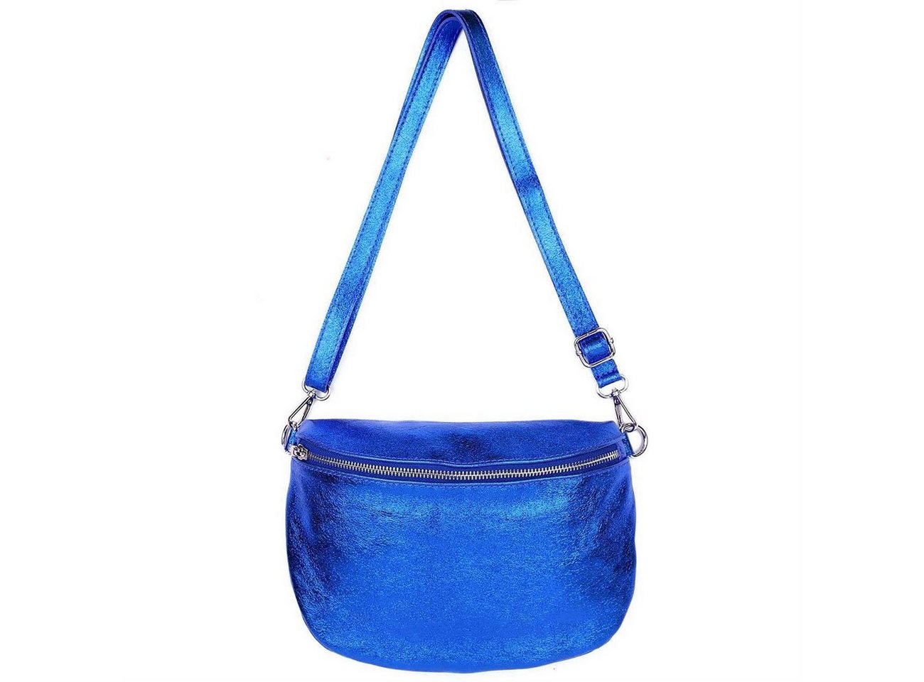 ITALYSHOP24 Bauchtasche Damen Leder Gürteltasche Hüfttasche CrossBody Handytasche, als Schultertasche, CrossOver, Umhängetasche tragbar von ITALYSHOP24