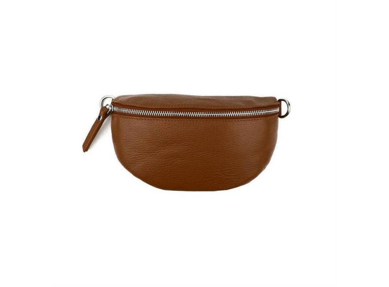 ITALYSHOP24 Bauchtasche Damen Leder Gürteltasche Hüfttasche CrossBody Handytasche, als Schultertasche, CrossOver, Umhängetasche tragbar von ITALYSHOP24
