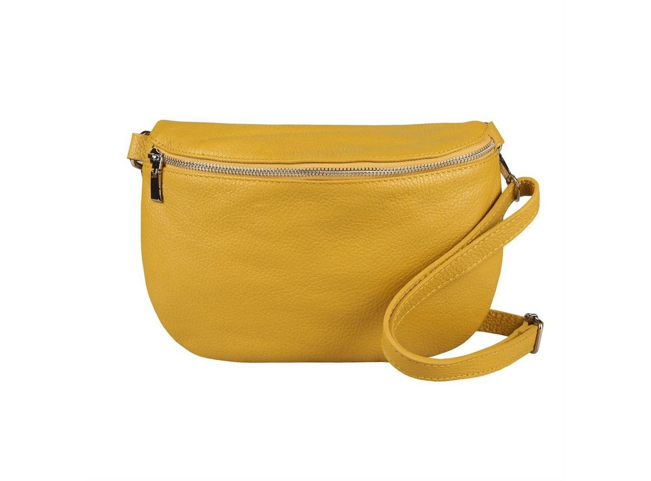 ITALYSHOP24 Bauchtasche Damen Leder Gürteltasche Hüfttasche CrossBody Handytasche, als Schultertasche, CrossOver, Umhängetasche tragbar von ITALYSHOP24