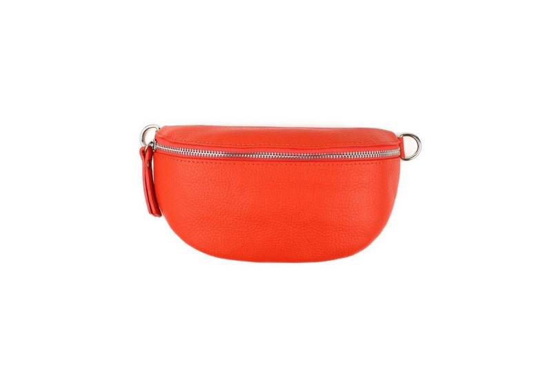 ITALYSHOP24 Bauchtasche Damen Leder Gürteltasche Hüfttasche CrossBody Handytasche, als Schultertasche, CrossOver, Umhängetasche tragbar von ITALYSHOP24