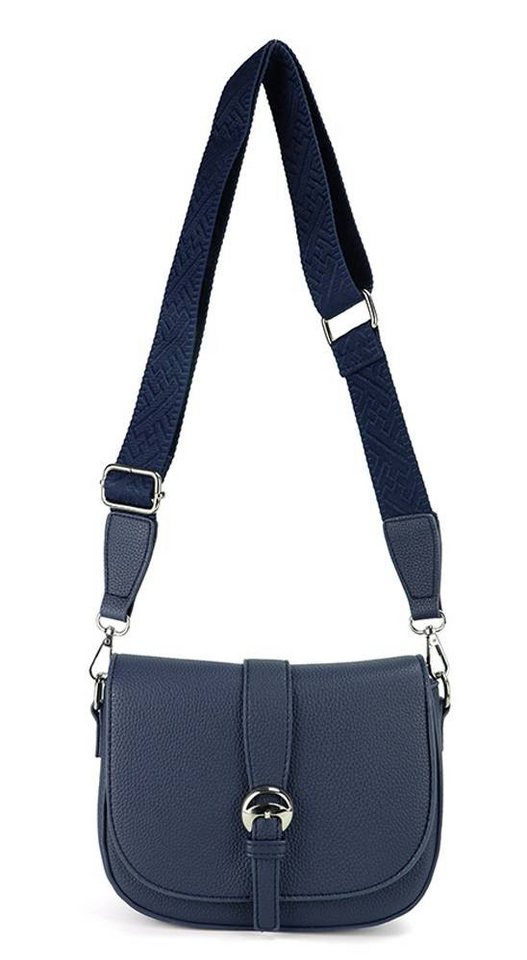 ITALYSHOP24 Bauchtasche Damen Tasche Crossbody Umhängetasche Brusttasche Leder Optik Freizeit (Spar-Set Clutch, Tasche mit einem breitem Muster Stoffgurt/Umhängeband, Leder Optik), Brusttasche Bodybag Crossover Smartphone Geldtasche Abend Handy Urlaub von ITALYSHOP24