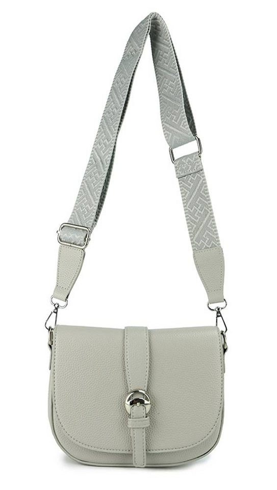 ITALYSHOP24 Bauchtasche Damen Tasche Crossbody Umhängetasche Brusttasche Leder Optik Freizeit (Spar-Set Clutch, Tasche mit einem breitem Muster Stoffgurt/Umhängeband, Leder Optik), Brusttasche Bodybag Crossover Smartphone Geldtasche Abend Handy Urlaub von ITALYSHOP24