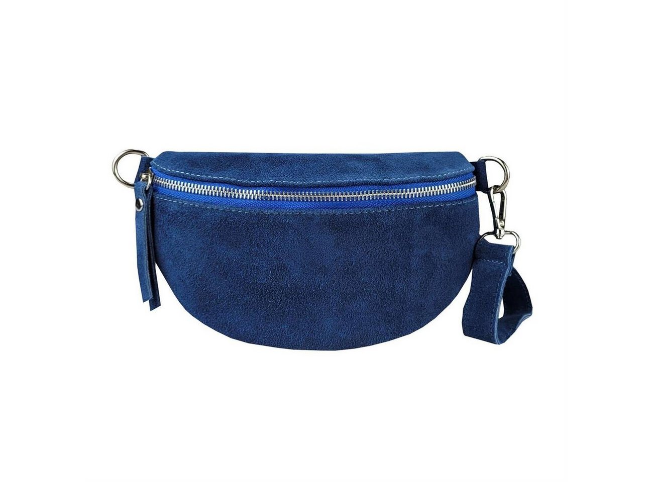 ITALYSHOP24 Bauchtasche MADE IN ITALY Damen Leder Gürteltasche Hüfttasche CrossBody Bag Handy, als Schultertasche, CrossOver, Umhängetasche tragbar von ITALYSHOP24