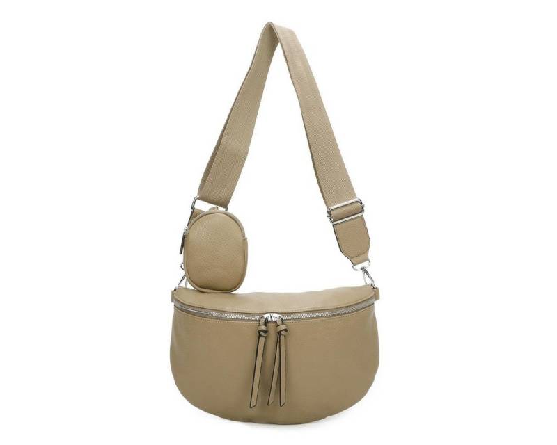 ITALYSHOP24 Gürteltasche Damen XL Gürtel- Bauchtasche Umhängetasche Cross Bodybag Handytasche, LEICHT Gewicht ZUSATZ Tasche Brusttasche Schultertasche Taschengurt von ITALYSHOP24