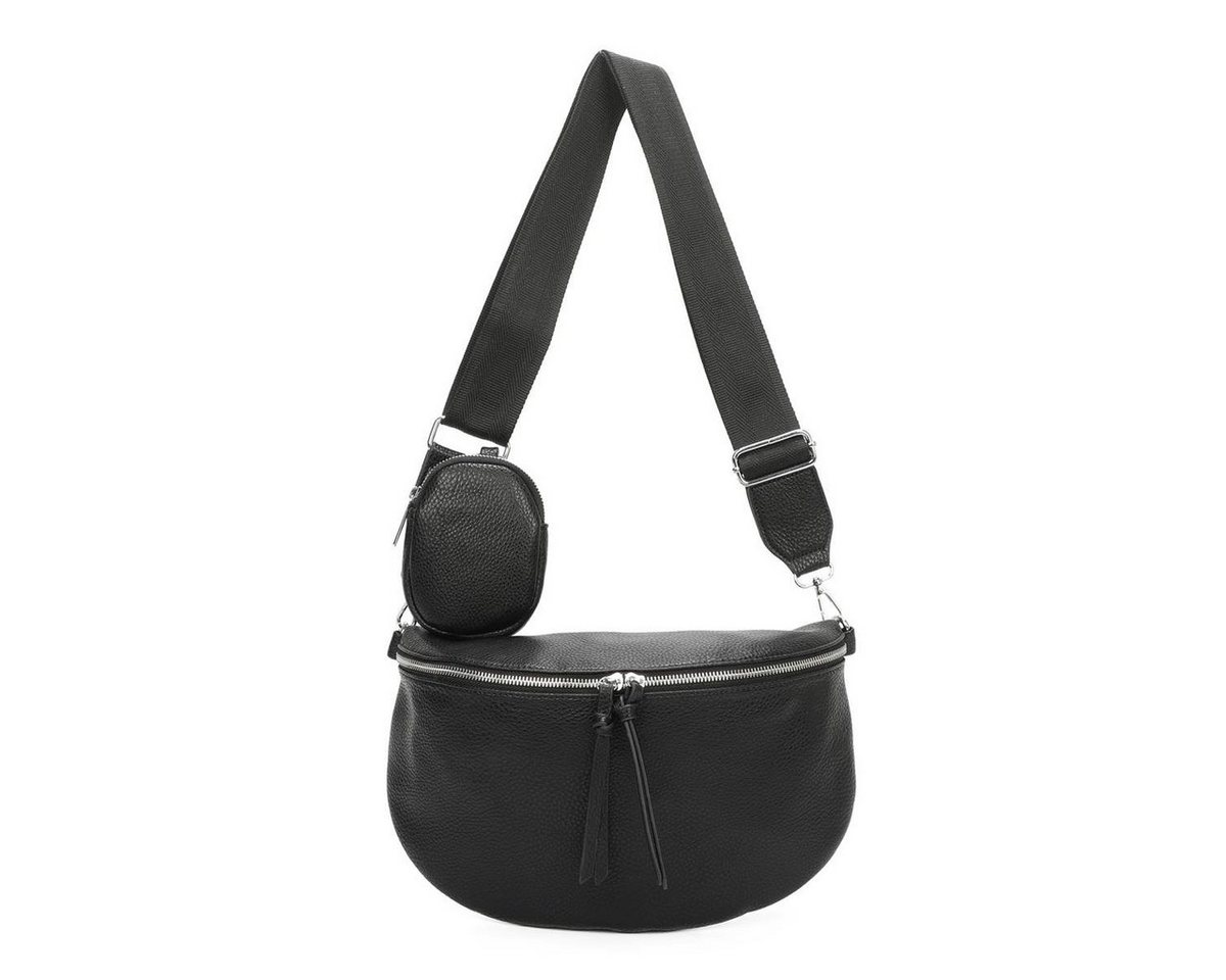 ITALYSHOP24 Gürteltasche Damen XL Gürtel- Bauchtasche Umhängetasche Cross Bodybag Handytasche, LEICHT Gewicht ZUSATZ Tasche Brusttasche Schultertasche Taschengurt von ITALYSHOP24