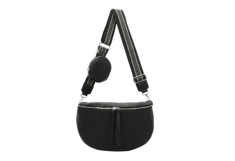 ITALYSHOP24 Gürteltasche Damen XL Gürtel- Bauchtasche Umhängetasche Cross Bodybag Handytasche, LEICHT Gewicht ZUSATZ Tasche Brusttasche Schultertasche Taschengurt von ITALYSHOP24