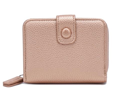Damen GELDBÖRSE Brieftasche Wallet Geldtasche Portemonnaie Kreditkartenetu Portafoglio Kartenetui Geldbeutel Rosegold von ITALYSHOP24