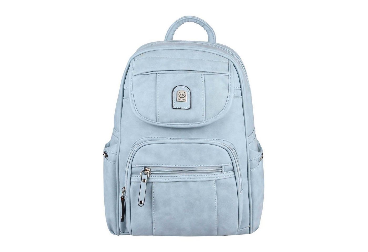 ITALYSHOP24 Rucksack Damen CityRucksack Tasche Umhängetasche, als Rucksack & Handtasche tragbar, viele Farben/Variationen von ITALYSHOP24