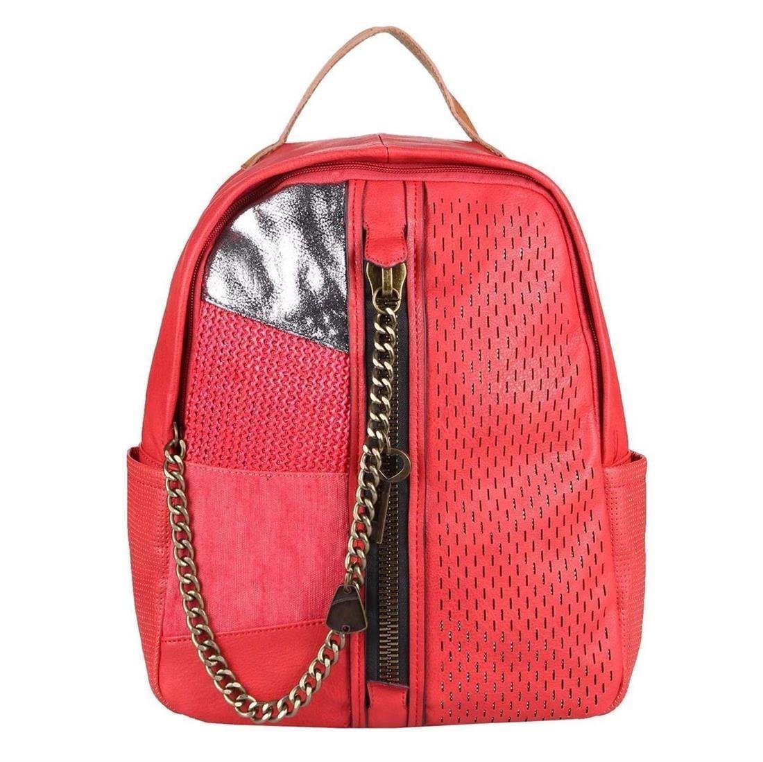 ITALYSHOP24 Rucksack Damen Rucksack Tasche Schultertasche, wahrer Blickfang, als Shopper & Handtasche tragbar von ITALYSHOP24