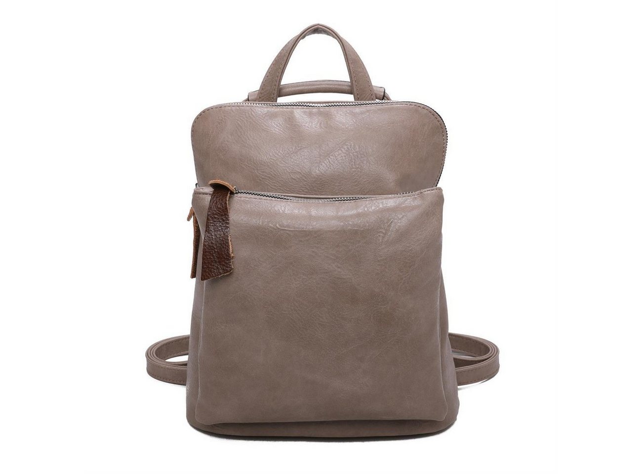 ITALYSHOP24 Rucksack Damen Rucksack Tasche Umhängetasche Schultertasche Handgepäck Shopper, Handtasche Crossover Tagesrucksack Cityrucksack Daypack Handgepäck von ITALYSHOP24