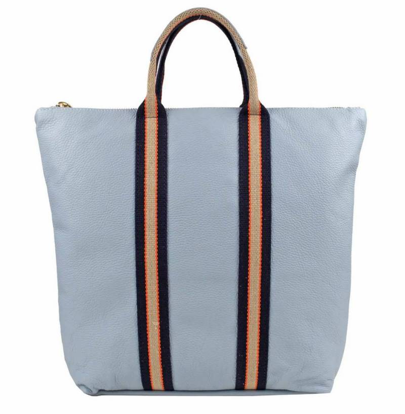 ITALYSHOP24 Rucksack Made in Italy Damen Leder Rucksack Schultertasche, als Umhängetasche & Handtasche tragbar, Shopper von ITALYSHOP24