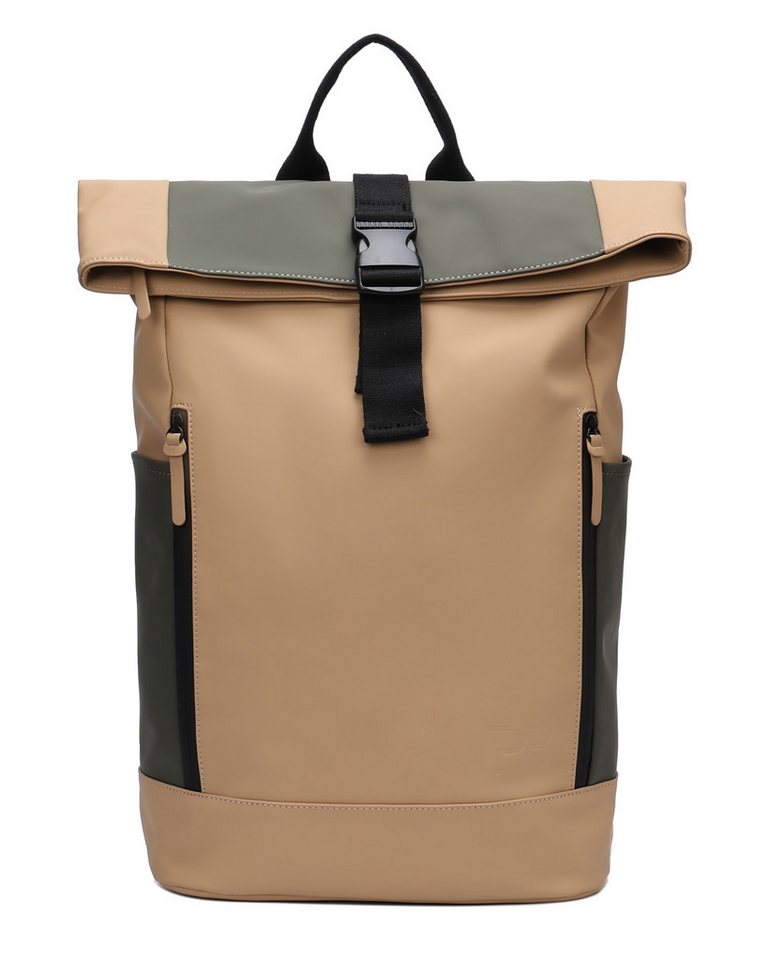 ITALYSHOP24 Rucksack XXL Damen Herren Rolltop Rucksack Cityrucksack Laptop Fach Handgepäck, Schultertasche Arbeitsrucksack Freizeit Sport Reise Wasserabweisend von ITALYSHOP24