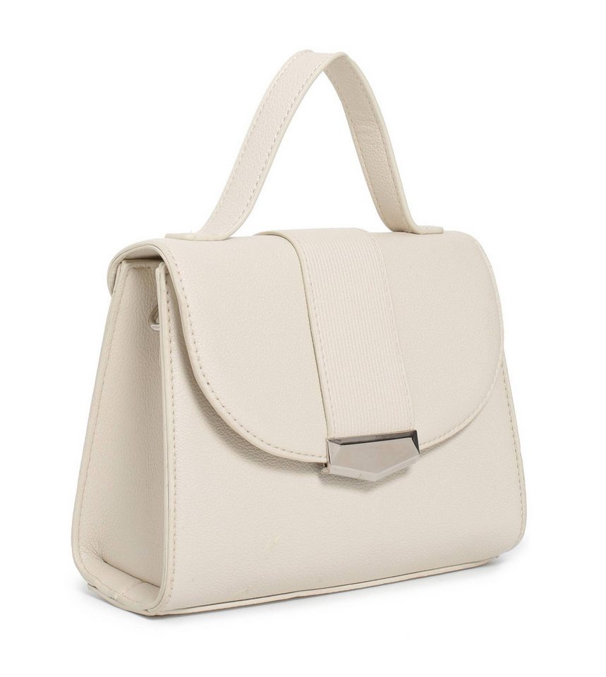 ITALYSHOP24 Schultertasche DAMEN TASCHE MINI Body Bag Umhängetasche Clutch Crossover klein leicht (Spar-Set:Tasche mit Gurt+Zusatz Muster-Umhängeband, 2-tlg), Messenger Handy Smartphone Crossbag Freizeit Abend Urlaub LEDER OPTIK von ITALYSHOP24