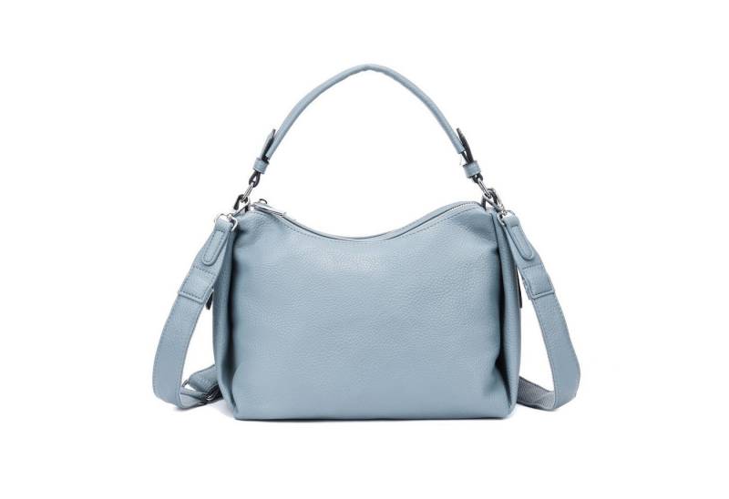 ITALYSHOP24 Schultertasche DAMEN TASCHE SHOPPER Umhängetasche Crossover Hobo Bag Leder Optik (Spar-Set: Tasche mit 2 Gürtel. Zusatz Stoffgurt/Umhängeband, mit Schultergurt), Henkeltasche Reisetasche Crossbag für Büro Freizeit Urlaub BodyBag von ITALYSHOP24