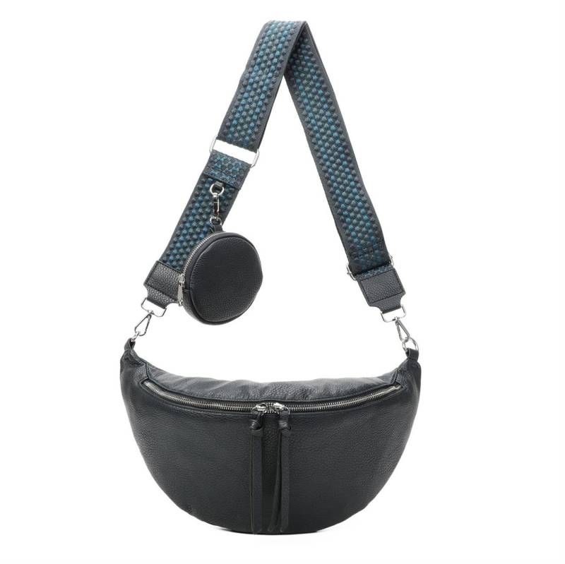 ITALYSHOP24 Schultertasche Damen Brusttasche Umhängetasche CrossBody Lederoptik Bag + Muster Gurt, Messenger Hüfttasche Bodybag Gürteltasche Bauchtasche / leicht Gewicht von ITALYSHOP24