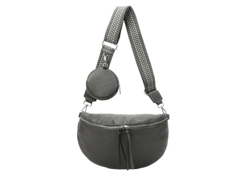 ITALYSHOP24 Schultertasche Damen Brusttasche Umhängetasche CrossBody Lederoptik Bag + Muster Gurt, Messenger Hüfttasche Bodybag Gürteltasche Bauchtasche / leicht Gewicht von ITALYSHOP24