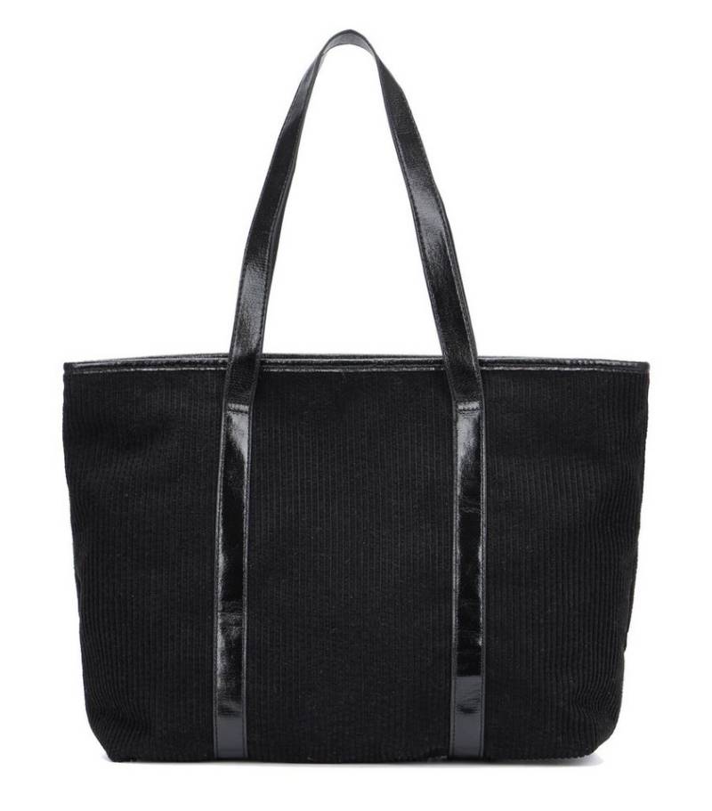 ITALYSHOP24 Schultertasche Damen Cordtasche Shopper Tote Bag Handtasche Umhängetasche Metallic, Damentasche Veloursleder Weekender Hobo Bag Beuteltasche Urlaub Leicht von ITALYSHOP24