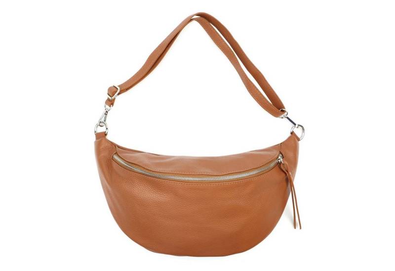 ITALYSHOP24 Schultertasche Damen Leder Tasche Bodybag Brusttasche Crossbody, CrossOver Umhängetasche Hüfttasche Gürteltasche von ITALYSHOP24