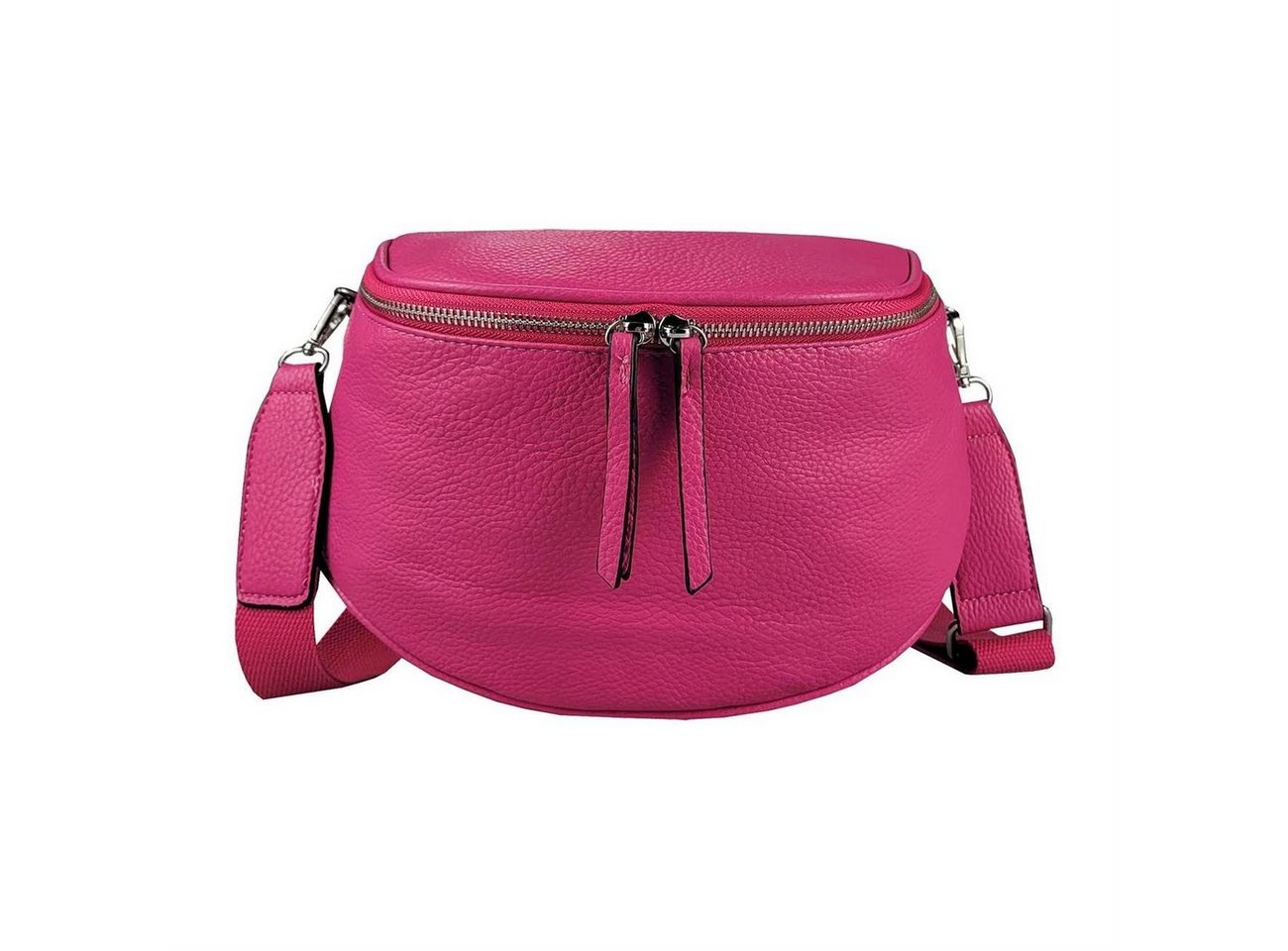 ITALYSHOP24 Schultertasche Damen Schultertasche Umhängetasche CrossBody Bag, als CrossOver tragbar, auch als SET Verfügbar von ITALYSHOP24