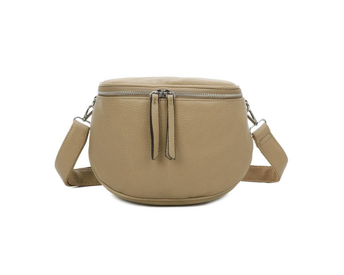 ITALYSHOP24 Schultertasche Damen Schultertasche Umhängetasche CrossBody Bag, als CrossOver tragbar, auch als SET Verfügbar von ITALYSHOP24