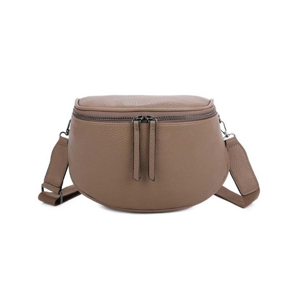 ITALYSHOP24 Schultertasche Damen Schultertasche Umhängetasche CrossBody Bag, als CrossOver tragbar, auch als SET Verfügbar von ITALYSHOP24