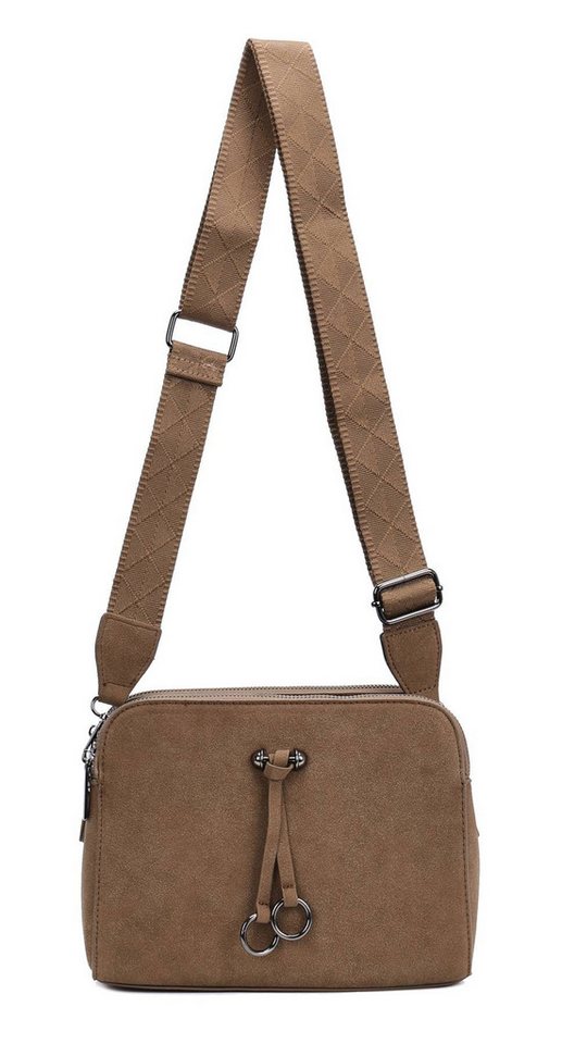 ITALYSHOP24 Schultertasche Damen Tasche Bodybag Umhängetasche Crossbody Brusttasche Handtasche, Crossover Muster Taschengurt Smartphone Geldtasche Abend Handy Clutch von ITALYSHOP24