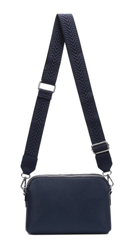 ITALYSHOP24 Schultertasche Damen Tasche Bodybag Umhängetasche Crossbody Brusttasche Handtasche, Crossover Muster Taschengurt Smartphone Geldtasche Abend Handy Clutch von ITALYSHOP24