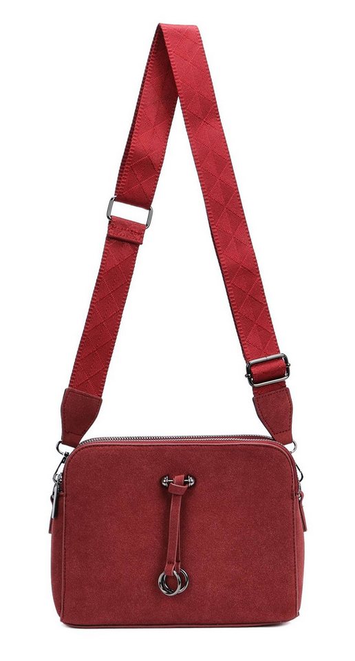 ITALYSHOP24 Schultertasche Damen Tasche Bodybag Umhängetasche Crossbody Brusttasche Handtasche, Crossover Muster Taschengurt Smartphone Geldtasche Abend Handy Clutch von ITALYSHOP24