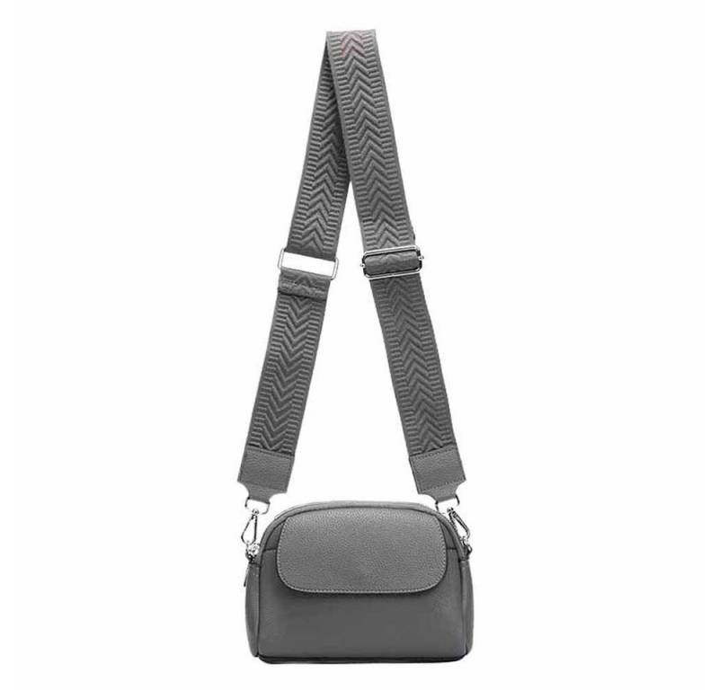 ITALYSHOP24 Schultertasche Damen Tasche Bodybag Umhängetasche Crossover Abendtasche Handytasche, Handtasche Crossbody Geldtasche Freizeit Urlaub Brusttasche Kunstleder von ITALYSHOP24