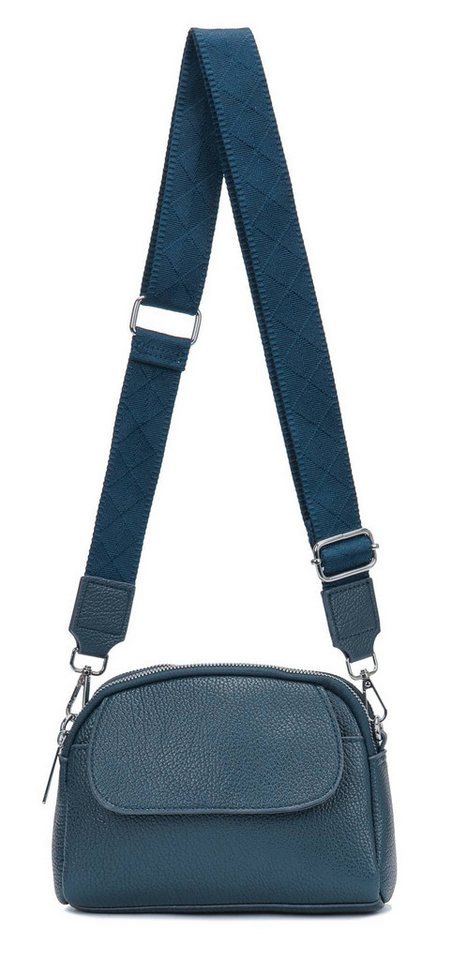 ITALYSHOP24 Schultertasche Damen Tasche Bodybag Umhängetasche Crossover Abendtasche Handytasche, Handtasche Crossbody Geldtasche Freizeit Urlaub Brusttasche Kunstleder von ITALYSHOP24