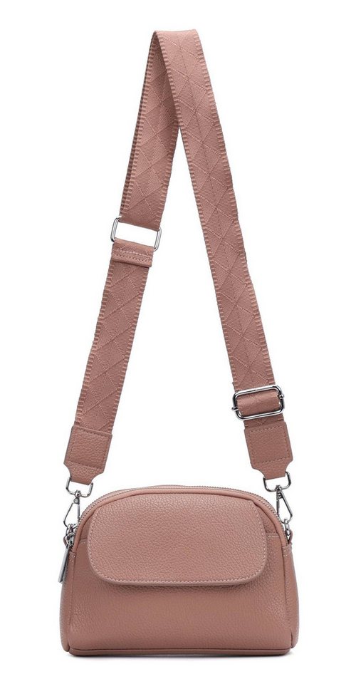 ITALYSHOP24 Schultertasche Damen Tasche Bodybag Umhängetasche Crossover Abendtasche Handytasche, Handtasche Crossbody Geldtasche Freizeit Urlaub Brusttasche Kunstleder von ITALYSHOP24