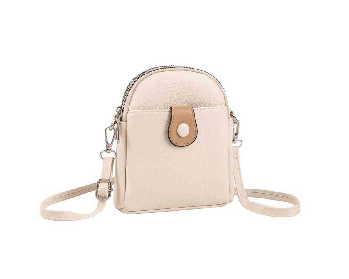 ITALYSHOP24 Schultertasche Damen Tasche Minibag Umhängetasche Geldbörse Handytasche Crossover, Brusttasche Bodybag Crossbody Hüfttasche Clutch leicht Gewicht von ITALYSHOP24