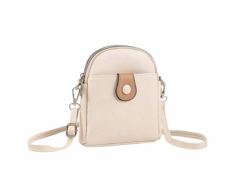 ITALYSHOP24 Schultertasche Damen Tasche Minibag Umhängetasche Geldbörse Handytasche Crossover, Brusttasche Bodybag Crossbody Hüfttasche Clutch leicht Gewicht von ITALYSHOP24