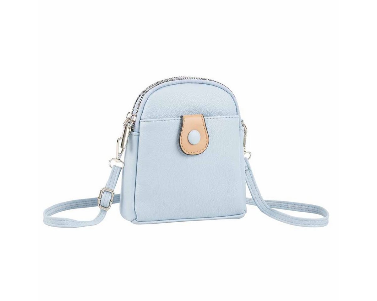 ITALYSHOP24 Schultertasche Damen Tasche Minibag Umhängetasche Geldbörse Handytasche Crossover, Brusttasche Bodybag Crossbody Hüfttasche Clutch leicht Gewicht von ITALYSHOP24