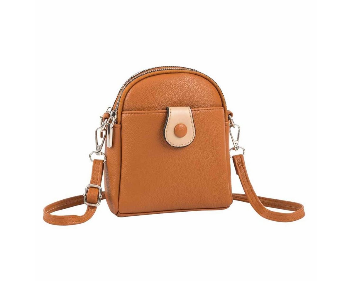 ITALYSHOP24 Schultertasche Damen Tasche Minibag Umhängetasche Geldbörse Handytasche Crossover, Brusttasche Bodybag Crossbody Hüfttasche Clutch leicht Gewicht von ITALYSHOP24