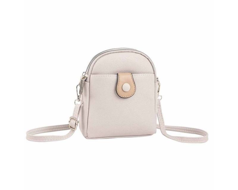 ITALYSHOP24 Schultertasche Damen Tasche Minibag Umhängetasche Geldbörse Handytasche Crossover, Brusttasche Bodybag Crossbody Hüfttasche Clutch leicht Gewicht von ITALYSHOP24