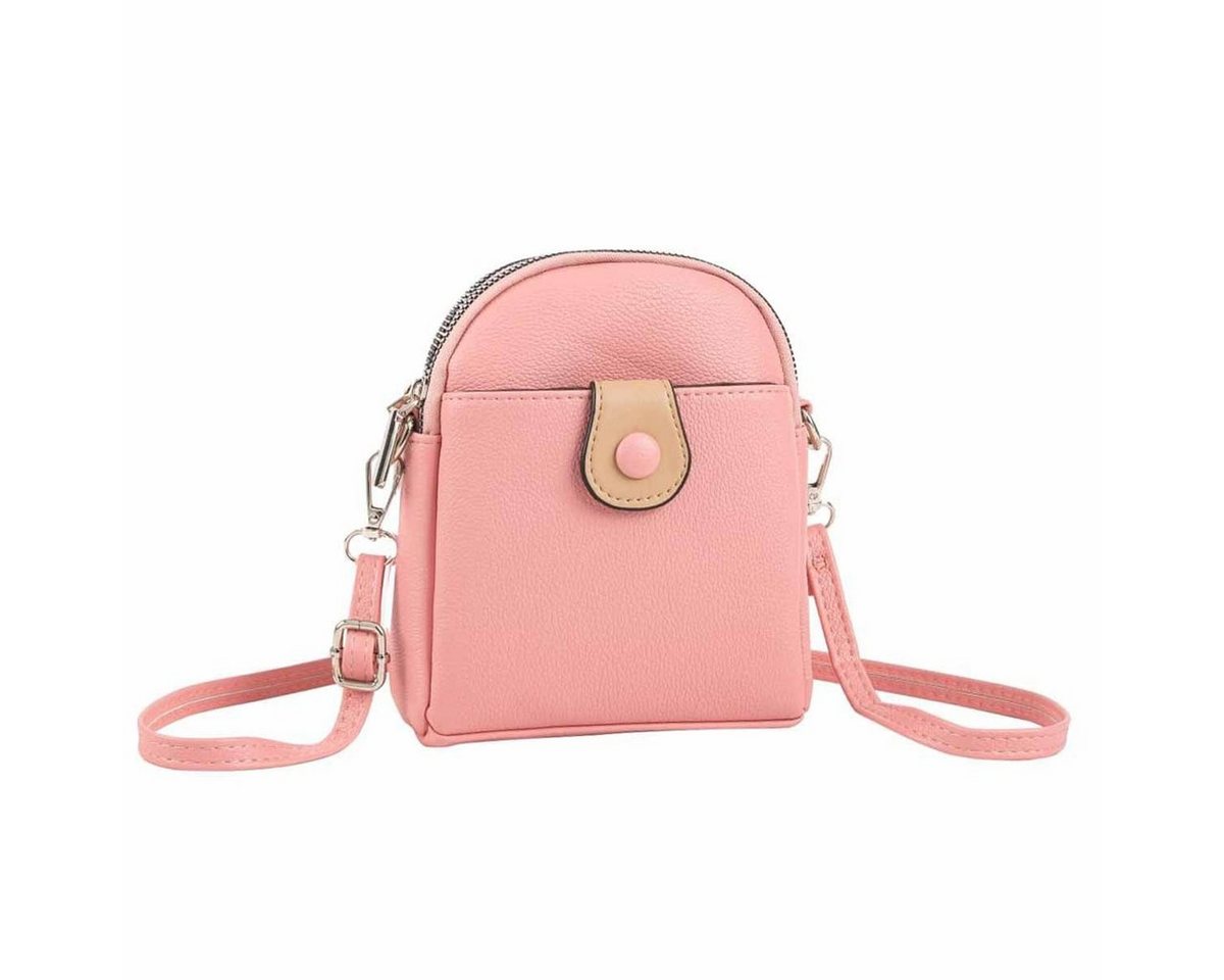 ITALYSHOP24 Schultertasche Damen Tasche Minibag Umhängetasche Geldbörse Handytasche Crossover, Brusttasche Bodybag Crossbody Hüfttasche Clutch leicht Gewicht von ITALYSHOP24