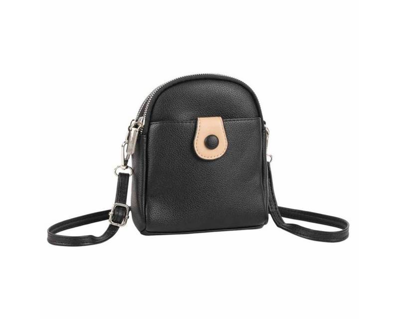 ITALYSHOP24 Schultertasche Damen Tasche Minibag Umhängetasche Geldbörse Handytasche Crossover, Brusttasche Bodybag Crossbody Hüfttasche Clutch leicht Gewicht von ITALYSHOP24